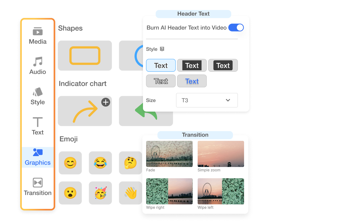Visla's AI Video Agent video editing in Scene-Based Editor
